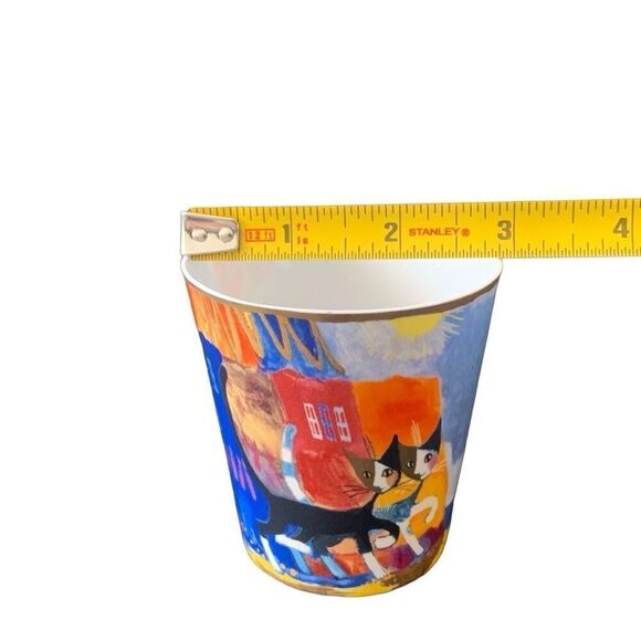 Vintage Goebel Germany Rosina Wachtmeister Passiggiata Cat Tea Light Holder - Picture 3 of 9